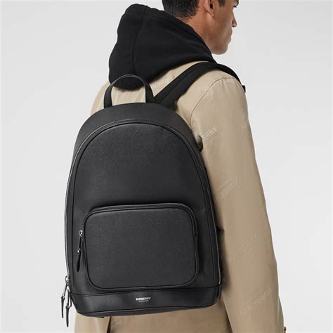 burberry rucksack leather|burberry backpack men.